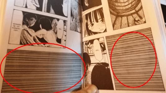 Kiểm duyệt manga ở Nga: Netizen phát hiện nhiều trang truyện bị phủ kín bởi các vạch đen như mã vạch!