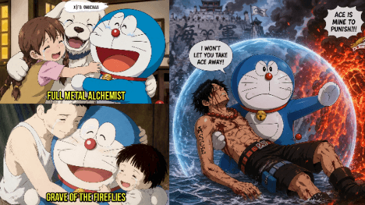 Trào lưu mới: Sức mạnh AI biến Doraemon thành "vị cứu tinh" chữa lành những nỗi đau kinh điển trong thế giới anime