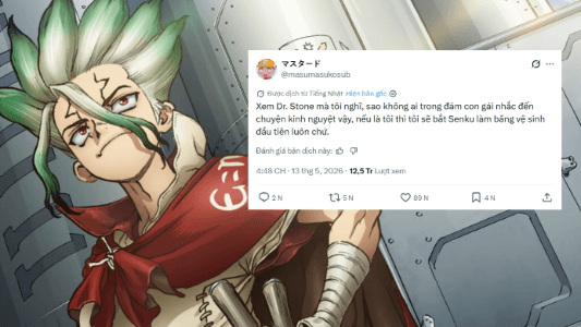 Người hâm mộ Nhật Bản thắc mắc tại sao ''Dr. Stone'' lại không có chi tiết nói về BVS dành cho phụ nữ!?