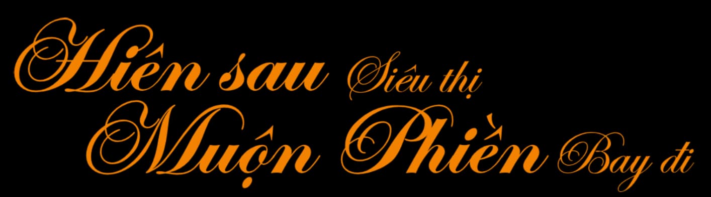Hiên sau siêu thị, muộn phiền bay đi