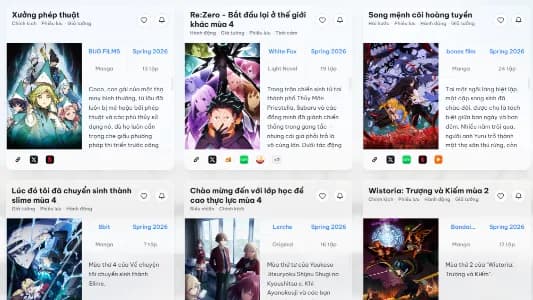 Trạm Anime chuẩn bị tái khởi động AniPoll Spring 2026, cập nhật bản mới AniList và ra mắt Trạm Anime Shop!