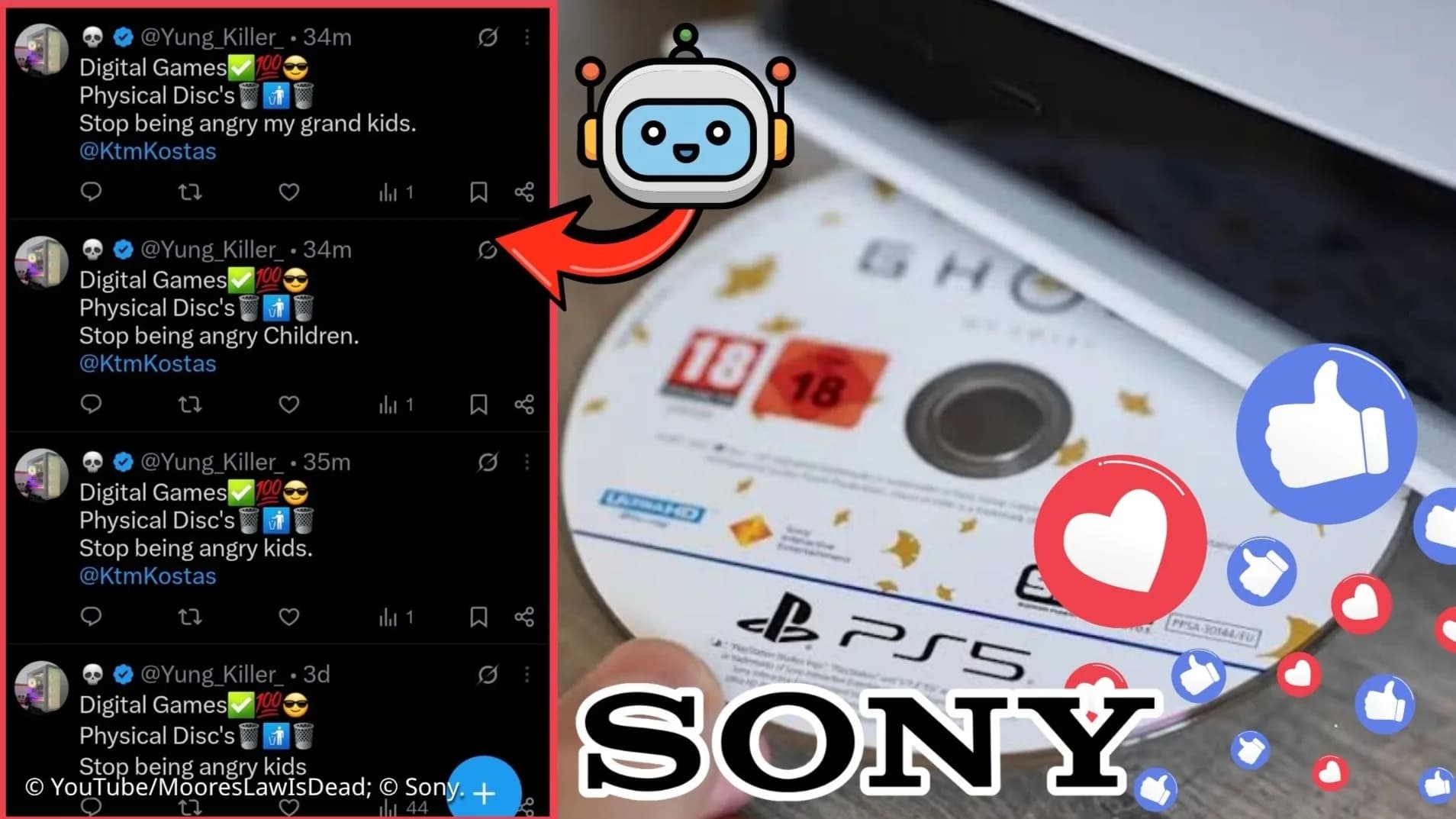 Sony bị nghi vấn đã sử dụng bot để triển khai các bình luận tích cực về quyết định chấm dứt đĩa game vật lý!