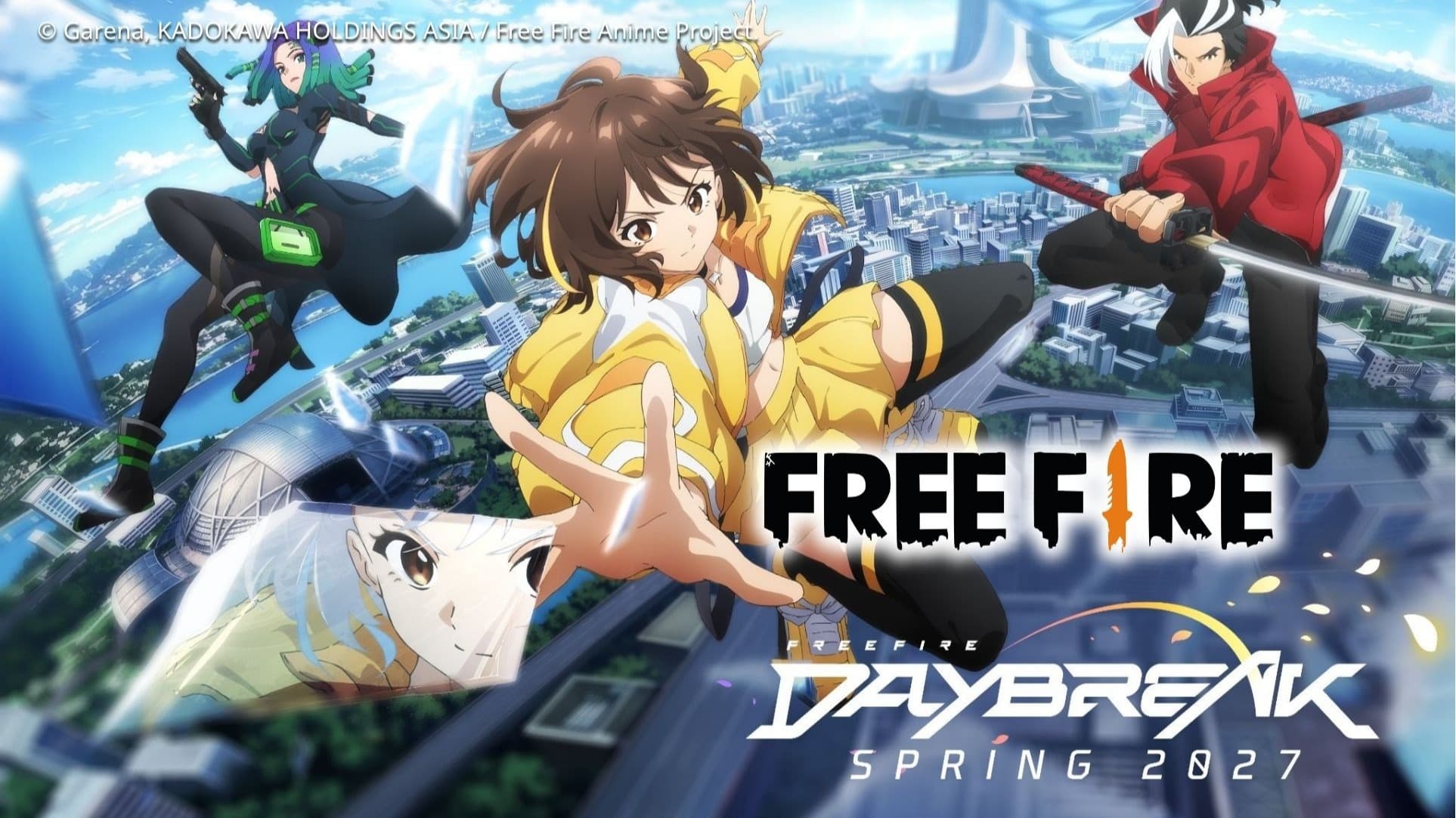 Anime ''Garena Free Fire'' đã được xác nhận lên sóng vào Mùa Xuân 2027, do Kadokawa sản xuất nhưng sau đó Garena đã gỡ bài!