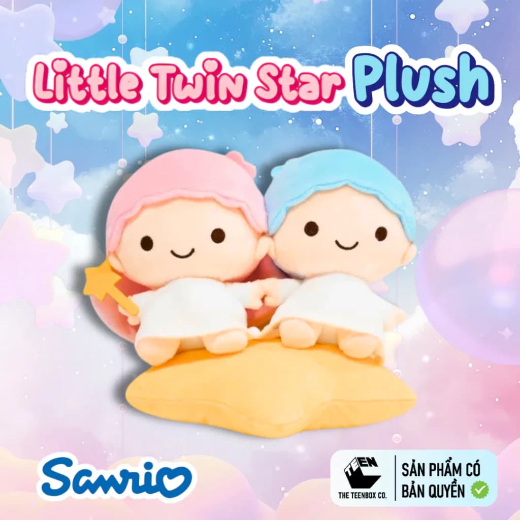 Thú Bông Little Twin Star Size S – Gấu Bông Sanrio Chính Hãng Cao Cấp, Quà Tặng Dễ Thương, Teenbox Phân Phối - Alternate