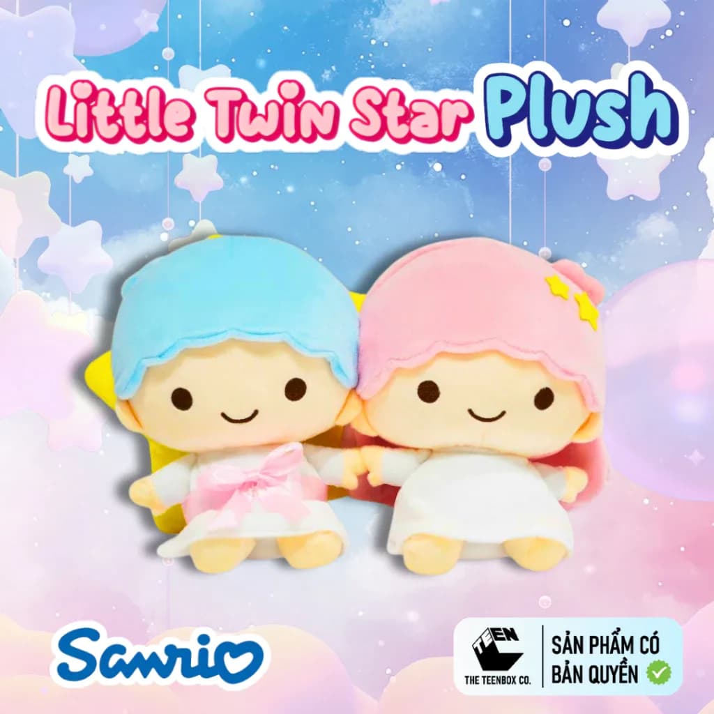 Thú Bông Little Twin Star Size S+ – Gấu Bông Sanrio Chính Hãng Cao Cấp, Quà Tặng Dễ Thương, Teenbox Phân Phối - Alternate