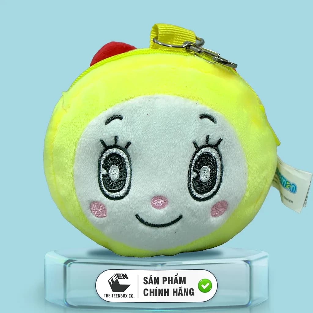 Ví Nhỏ Mặt Dorami Chính Hãng | Phân Phối bởi Teenbox | Bóp Mini Dễ Thương Gắn Balo, Quà Tặng Cute