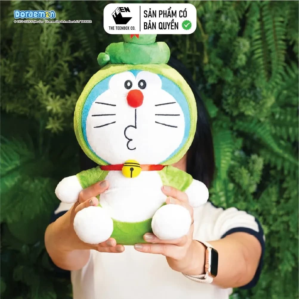 Gấu Bông Doraemon Ất Tỵ dễ thương 23cm hàng chính hãng