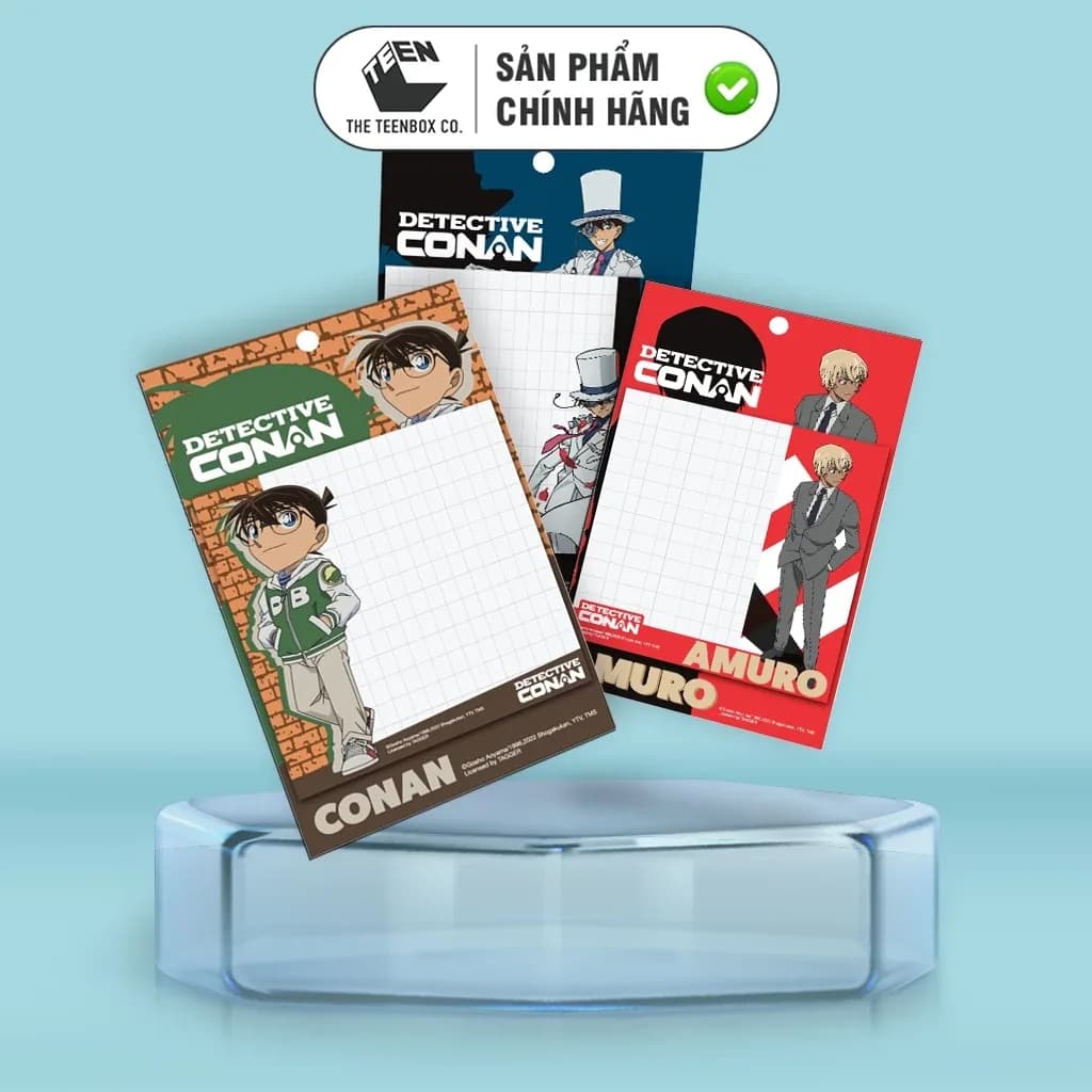 Giấy Ghi Chú Conan, Kid, Amuro - Hàng Chính Hãng