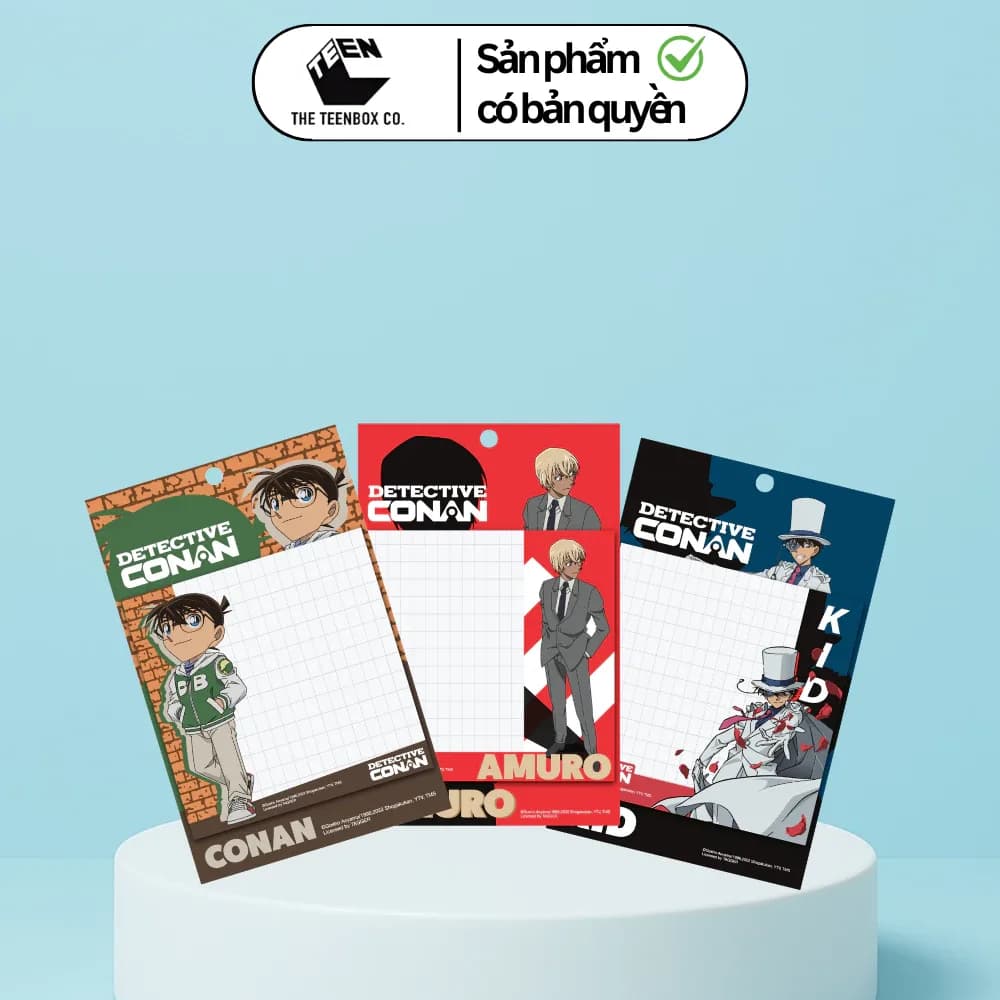 Giấy Ghi Chú Conan, Kid, Amuro - Hàng Chính Hãng - Alternate