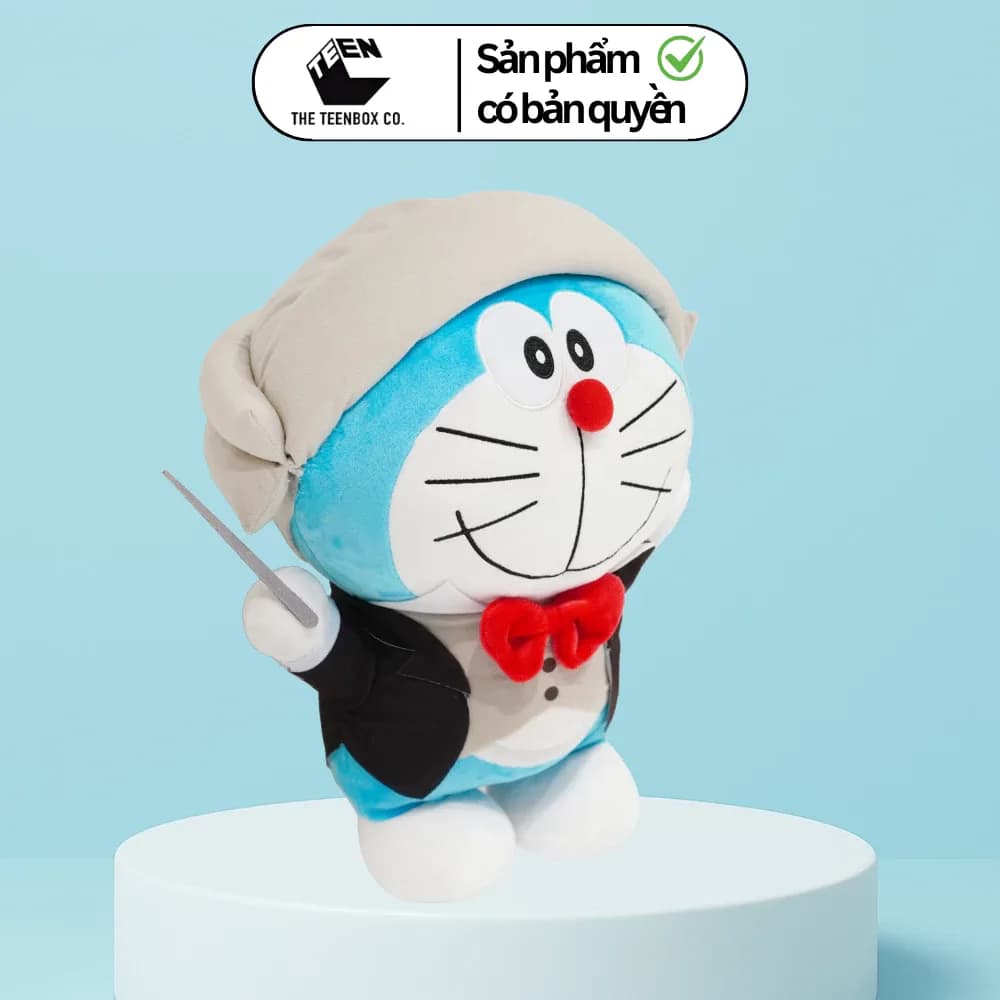 Gấu Bông Doraemon Nhạc Trưởng 33cm và 18cm – Phiên Bản Giao Hưởng Địa Cầu Movie 2024 Chính Hãng, Teenbox Phân Phối - Alternate