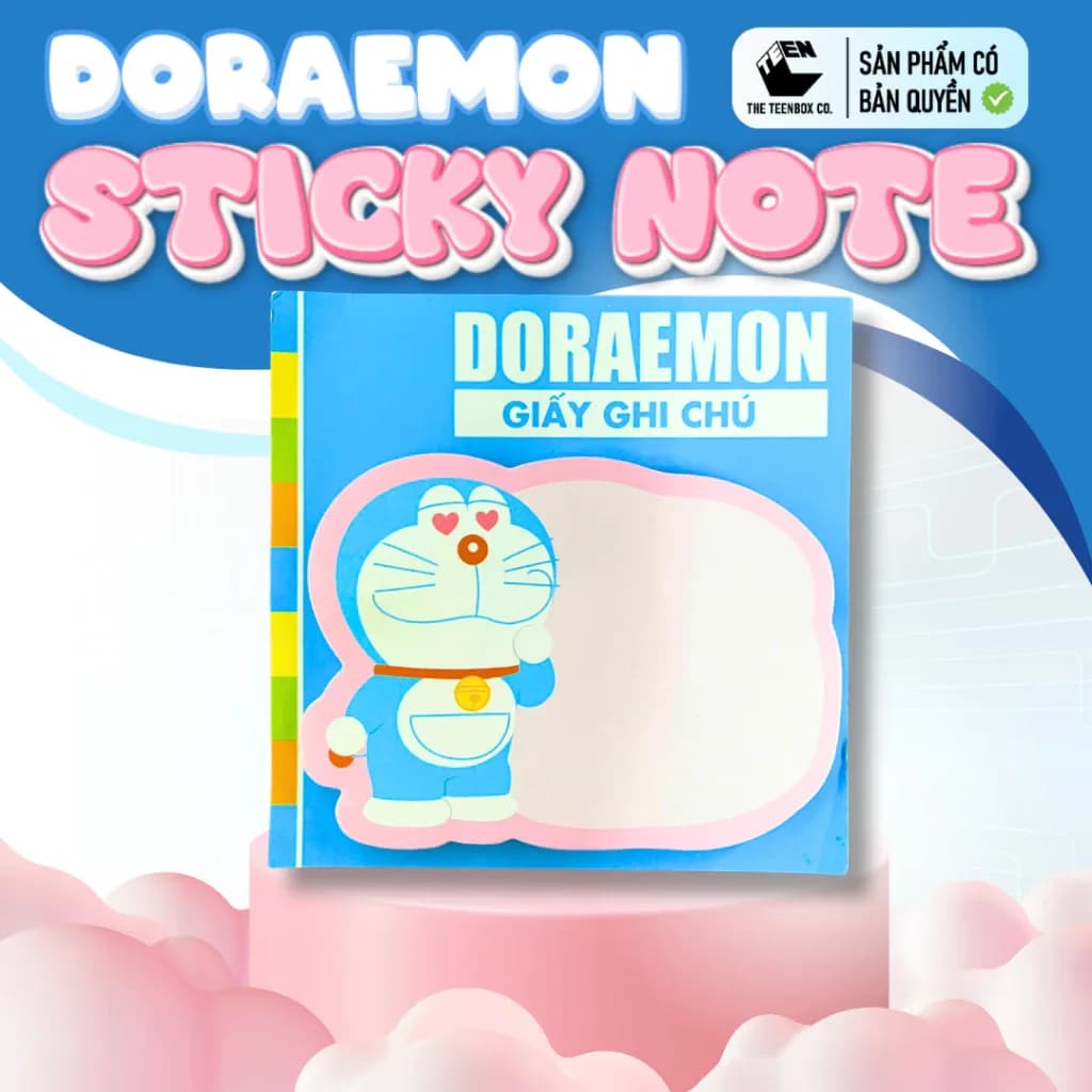 Giấy Ghi Chú Doraemon Dễ Thương – Giấy Note Hoạt Hình, Giấy Note Học Tập, Văn Phòng Phẩm Cute