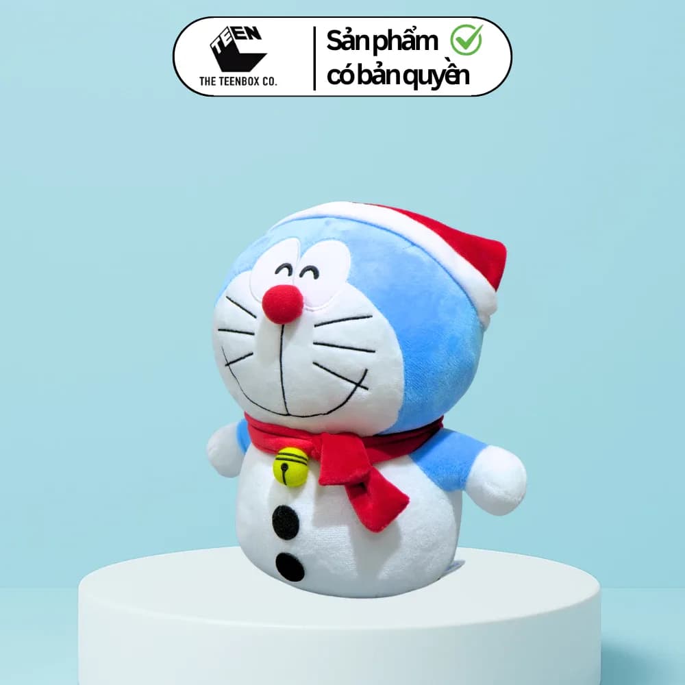 Gấu Bông Doraemon Người Tuyết Giáng Sinh 23cm Chính Hãng – Phiên Bản Noel, Teenbox Phân Phối - Alternate