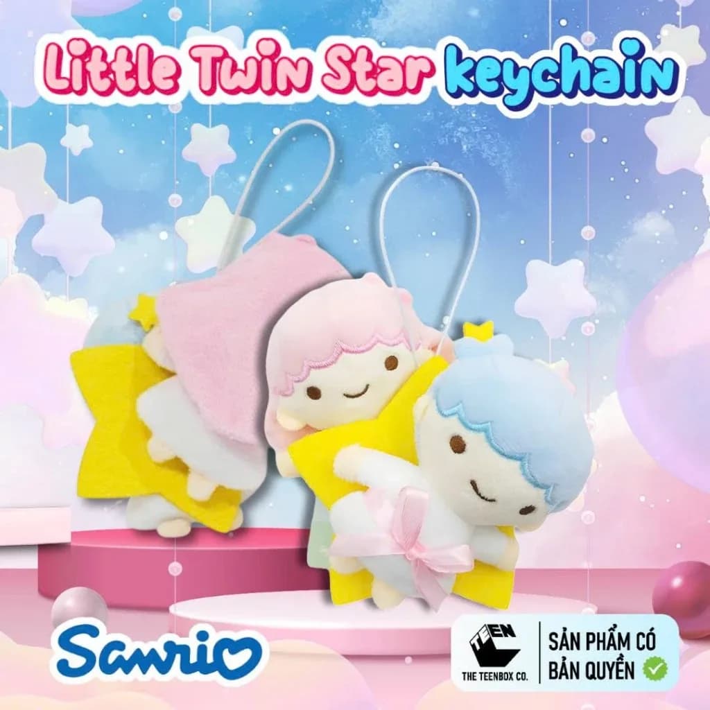 Móc khóa thú bông Little Twin Star