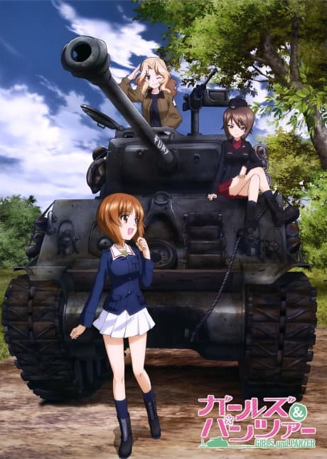 Fushou Akiyama Yukari no Sensha Kouza: M4 Sherman in Girls und Panzer poster