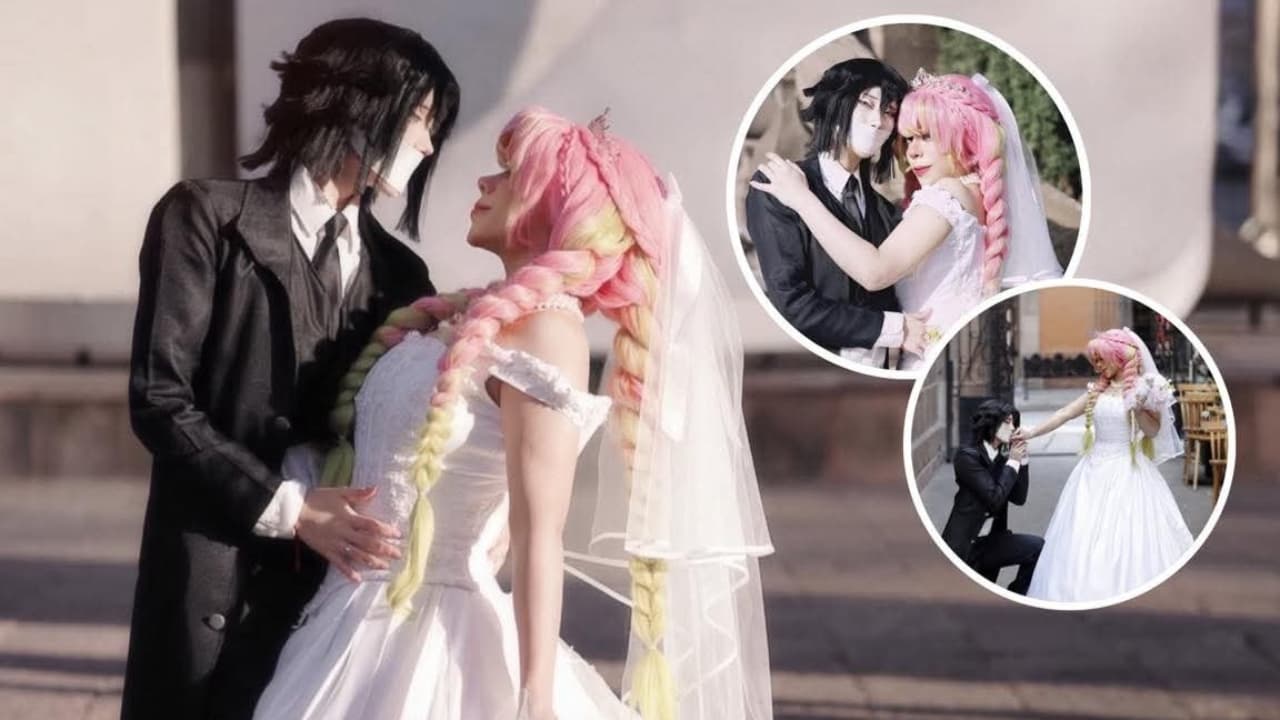 Tình yêu từ anime bước ra đời thực: Cặp đôi cosplay Mitsuri và Obanai trong ''Kimetsu no Yaiba'' gây bão mạng