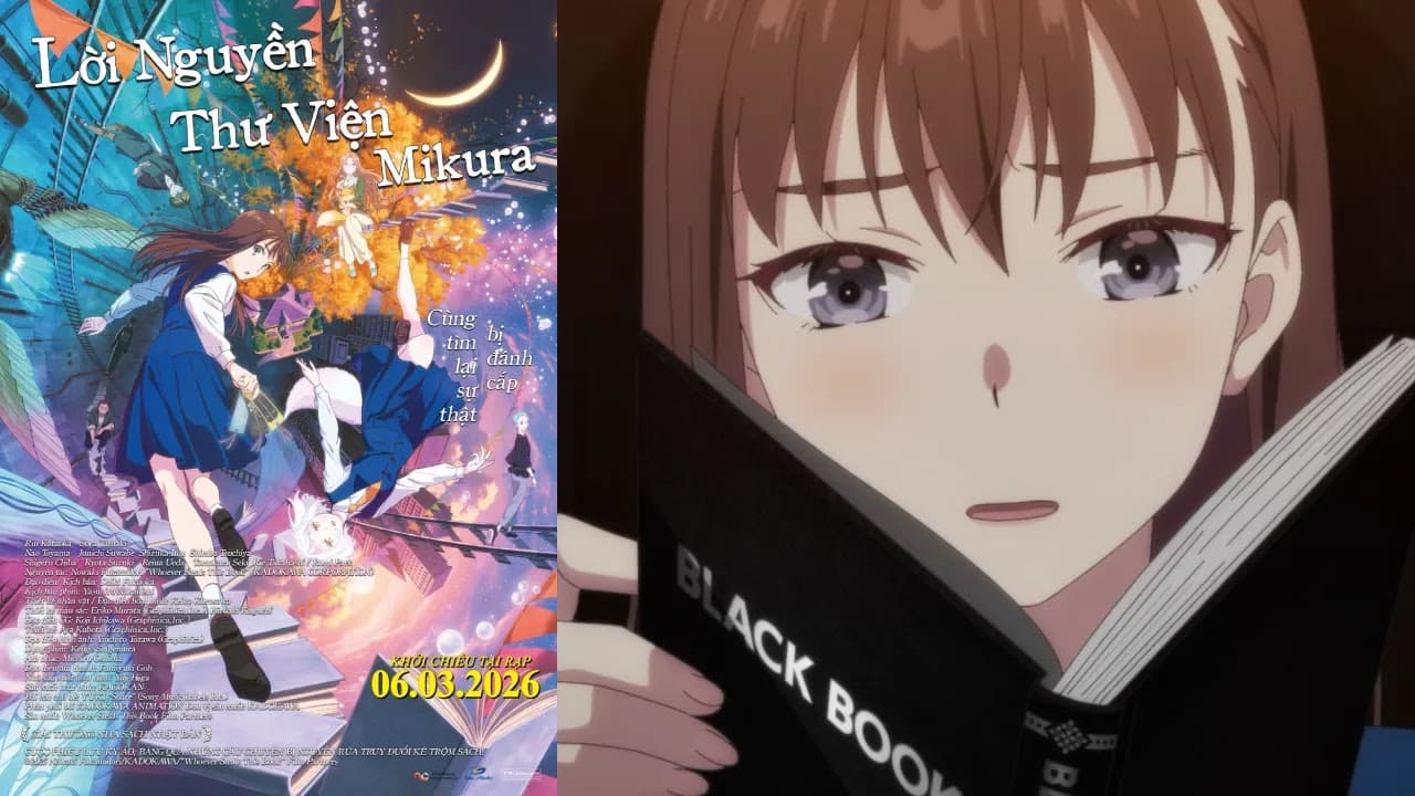 Cho những ai yêu thích ''Suzume'' và ''Đứa con của thời tiết'', anime chuyển thể từ light novel đình đám ''Lời nguyền thư viện Mikura'' sẽ khởi chiếu ở Việt Nam!