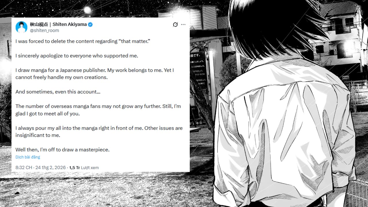 Flop nội địa và không được xuất bản quốc tế, mangaka quyết định đăng lên web lậu nhưng đã bị NXB buộc dừng