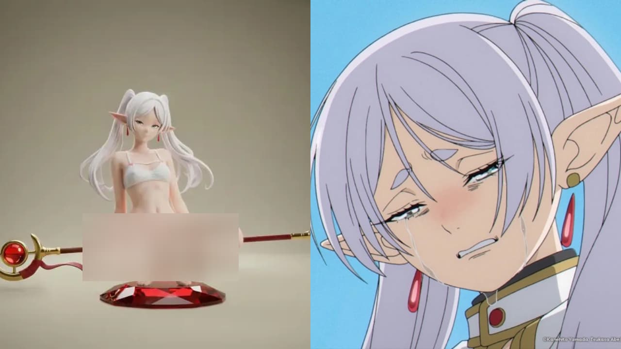 Mô hình Frieren không chính thức với vóc dáng "sexy" gây tranh cãi trong cộng đồng người hâm mộ anime
