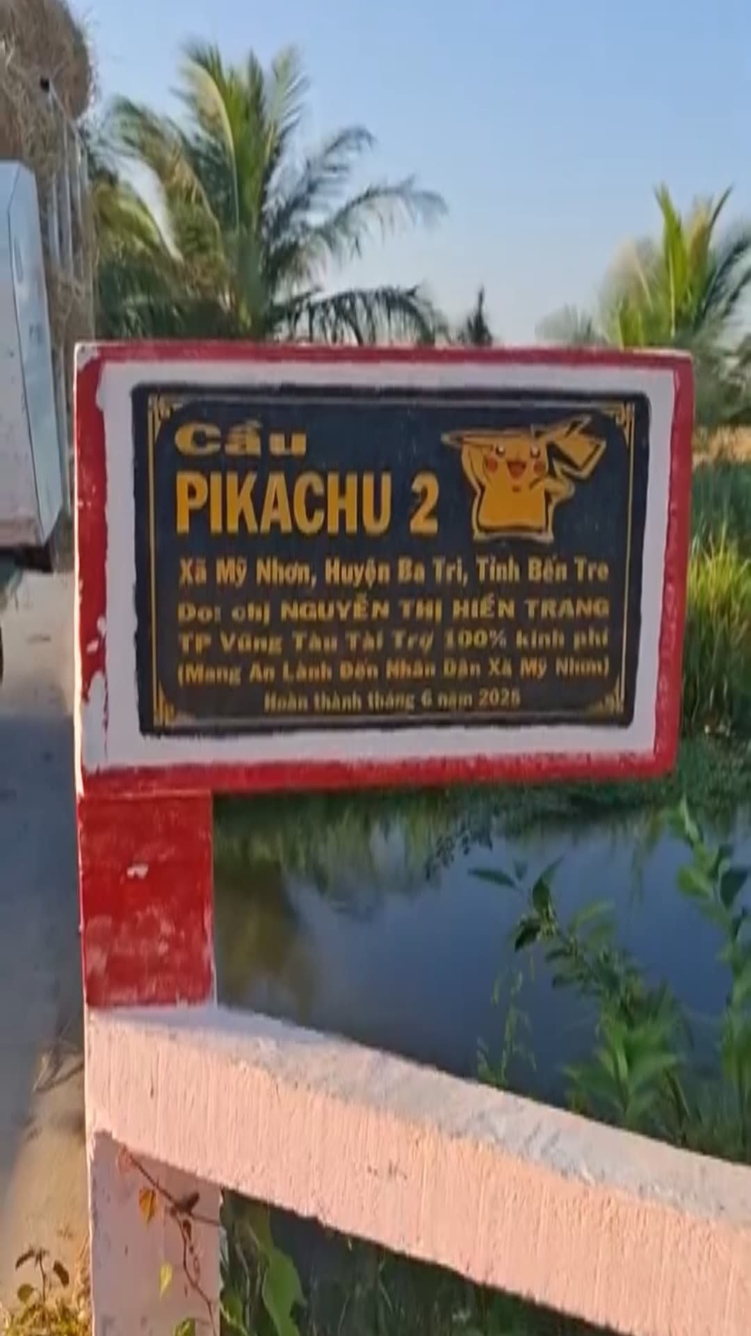 Cầu Pikachu xuất hiện ở miền Tây Việt Nam!