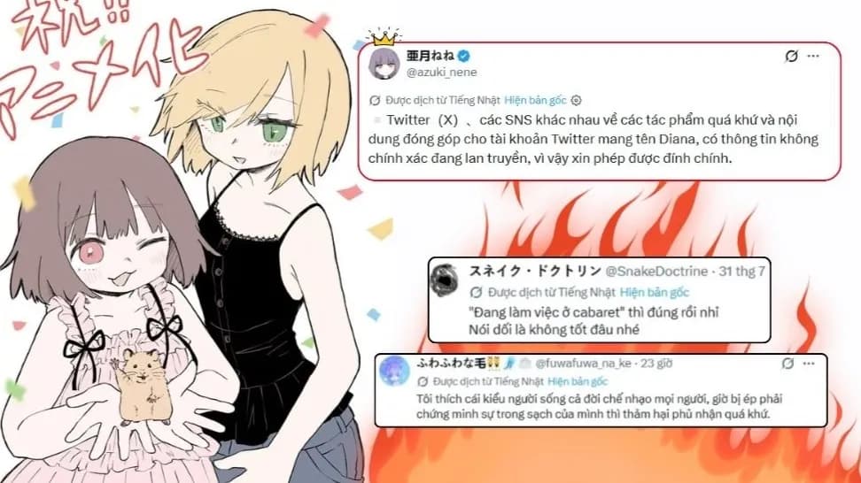 Tác giả manga ''Mii-chan to Yamada-san'' phủ nhận tin đồn thất thiệt về đời tư sau khi tác phẩm được chuyển thể anime!