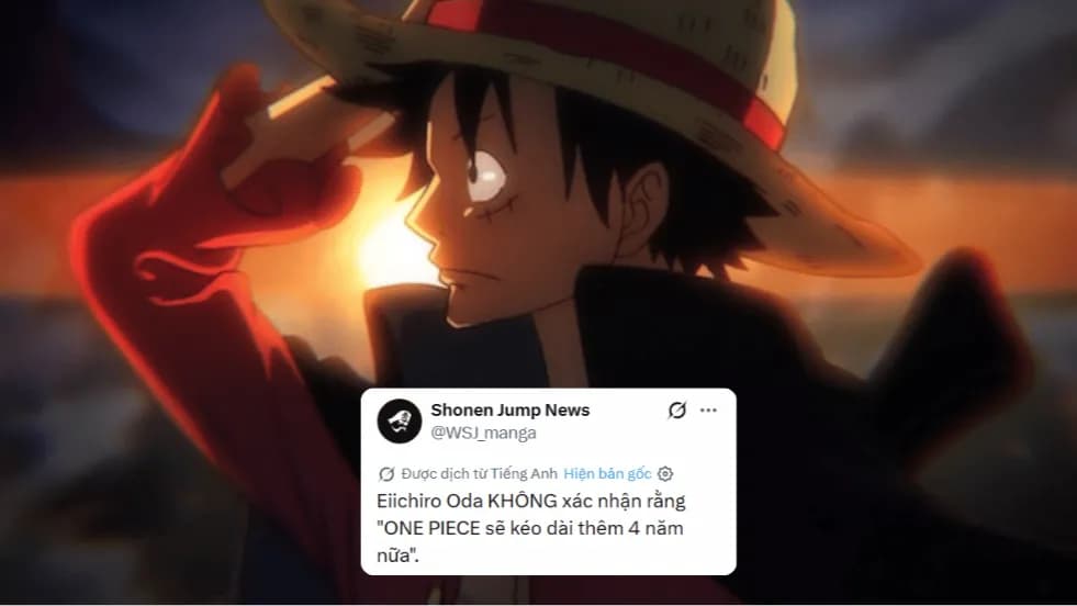Thực hư thông tin manga ''One Piece'' sẽ kết thúc trong vòng 4 năm nữa, liệu Eiichiro Oda có nói?