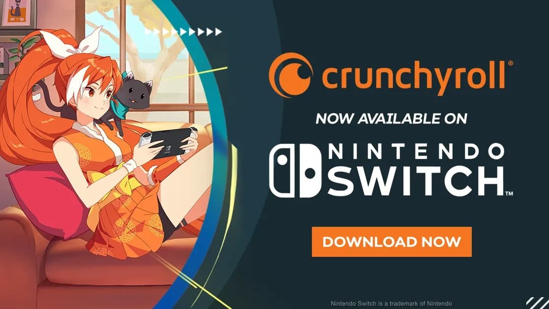 Ứng dụng Crunchyroll thông báo sẽ chính thức dừng hoạt động trên Nintendo Switch từ ngày 30 tháng 10!