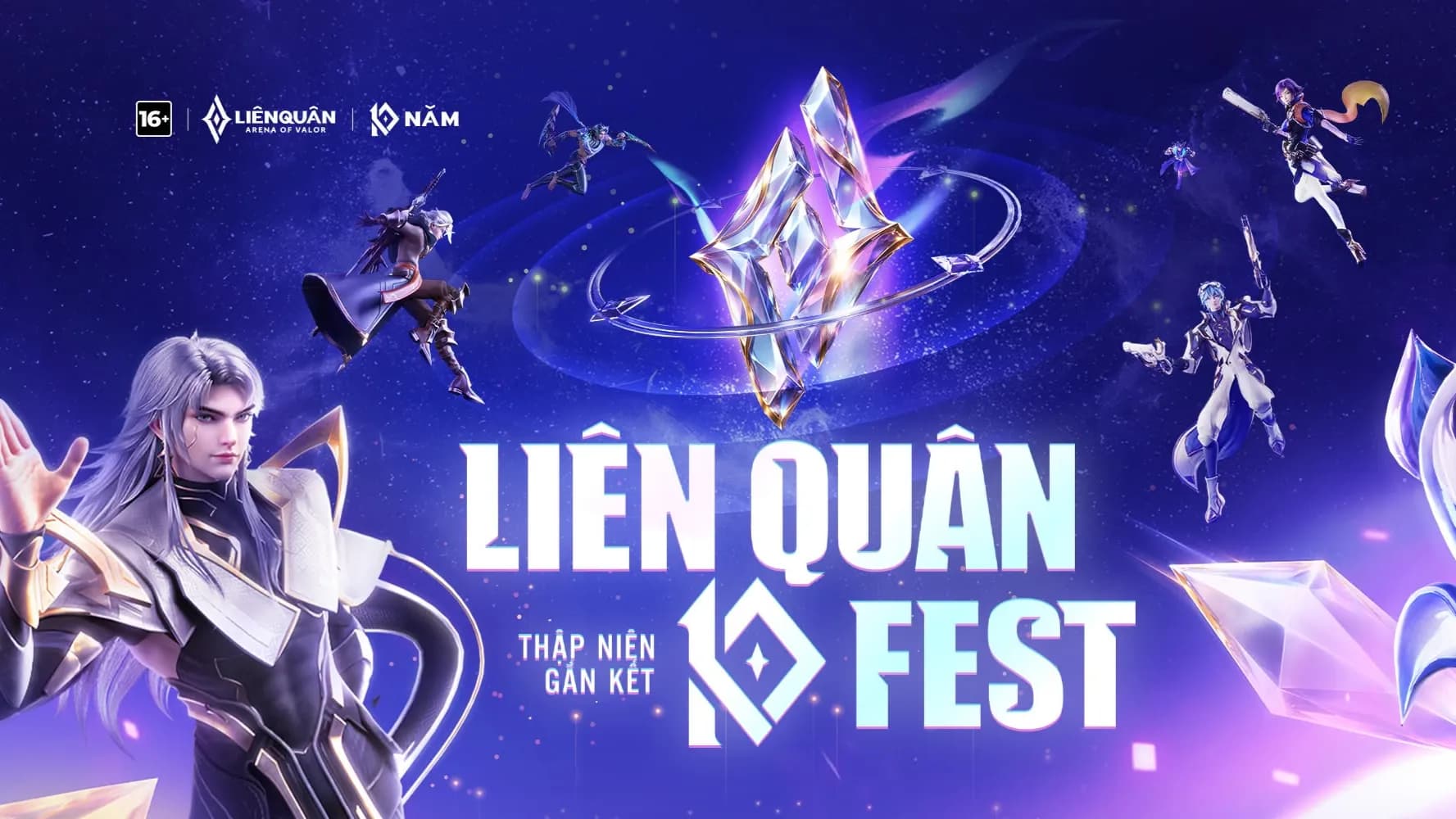 ''Liên Quân Mobile'' kỷ niệm 10 năm bằng Đại nhạc hội "Liên Quân 10 Fest" kết hợp Chung kết Đấu trường Danh Vọng
