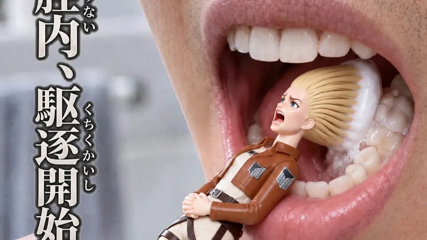 Bộ ảnh concept bàn chải ''Attack on Titan'' gây sốt cộng đồng mạng, ý tưởng chỉ mới là thiết kế fan-made bằng AI!