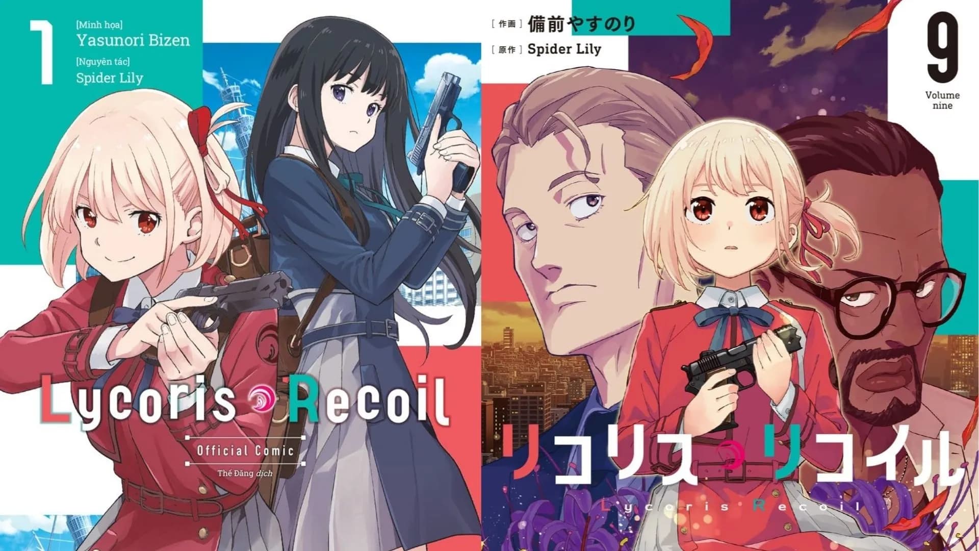 Manga ''Lycoris Recoil'' chỉ còn 2 chương: Khép lại hành trình của những nữ sinh điệp viên ẩn mình ở quán cà phê!