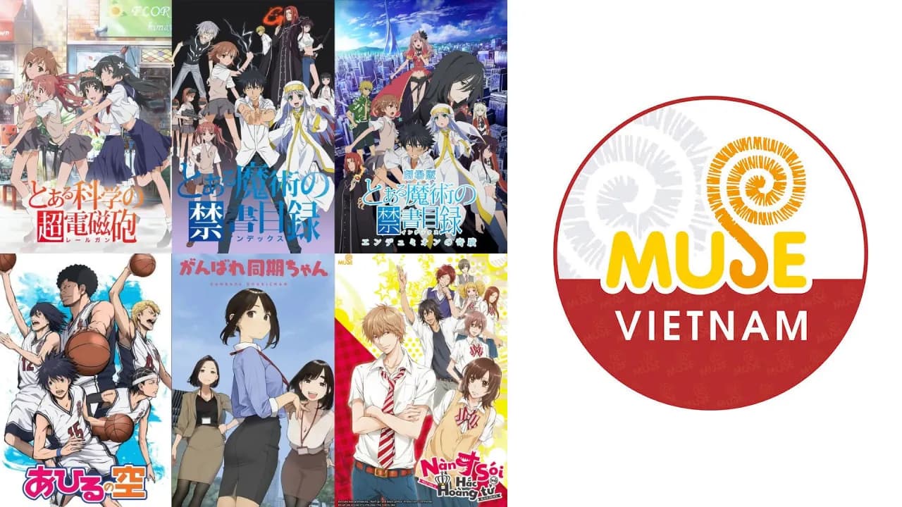Muse Việt Nam thông báo sẽ gỡ bỏ loạt 5 anime ăn khách từ ngày 30 tháng 9 do hết bản quyền theo quy định của Nhật Bản!
