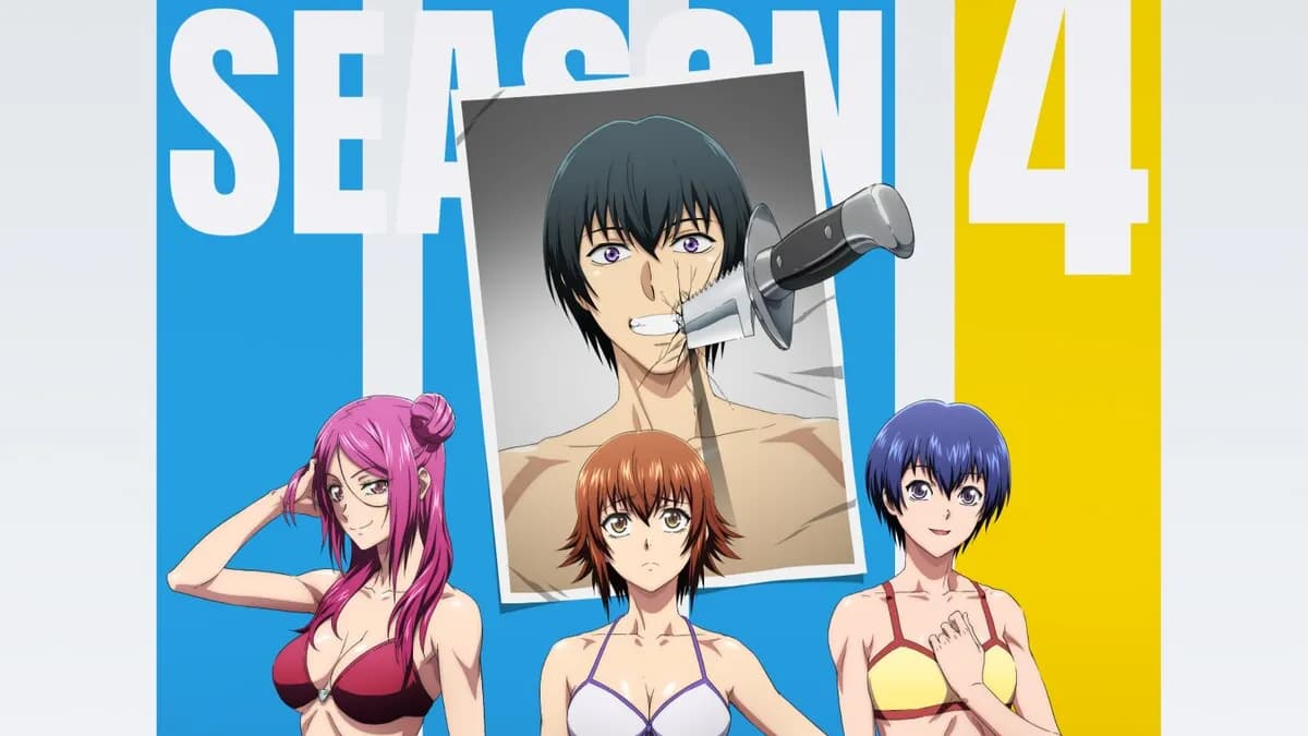 ''Grand Blue'' xác nhận trở lại với mùa 4 qua teaser visual: Cuộc chiến tình trường nảy lửa giữa ba mỹ nhân áo tắm