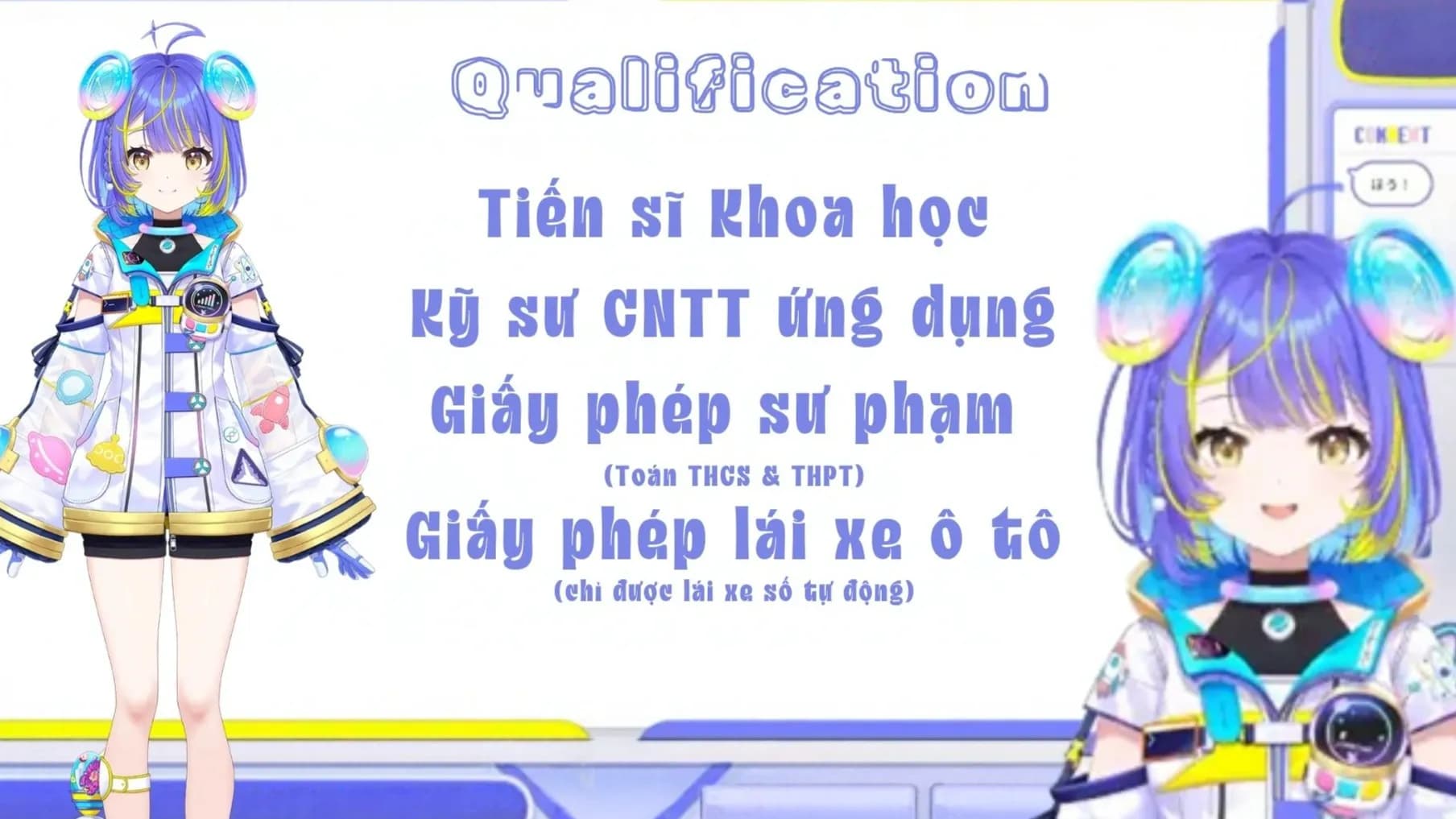 Tân binh VTuber Sorashina Sopia của hololive gây sốt lộ diện học vấn "khủng" với bằng Tiến sĩ Khoa học cùng chứng chỉ giảng dạy Toán học