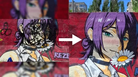 Nhờ sự ủng hộ của cộng đồng mạng, bức tranh Reze trong ''Chainsaw Man'' bị phá hoại đã được phục hồi!